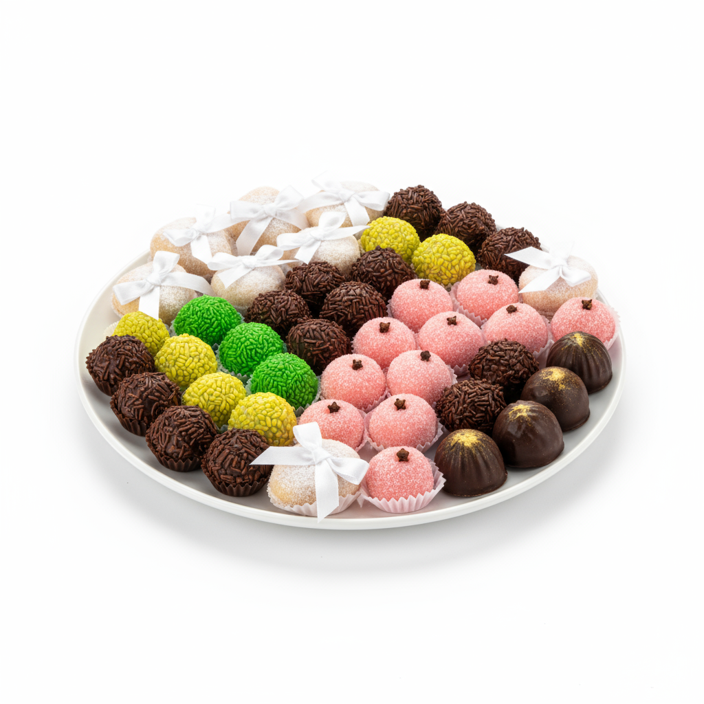 Docinhos de festa coloridos